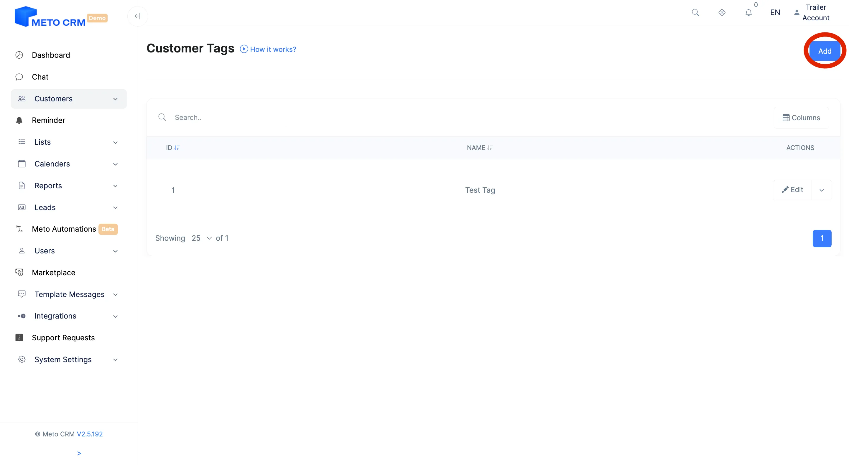 customertags add